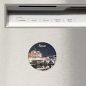 Castel Sant Angelo la nuit à Rome Magnet (In Situ (Lave-vaisselle))