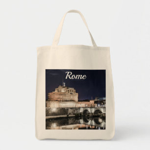 Castel Sant Angelo 's nachts in Rome Tote Bag