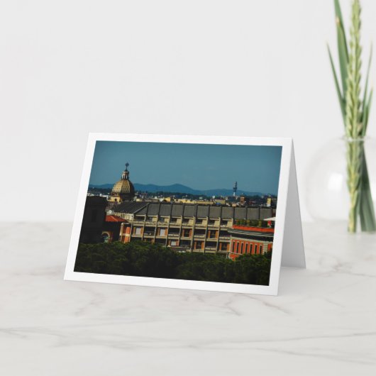 Castel Sant Angelo uitzicht op Parco Adriano, Rome Kaart (Voorkant)