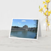 Castel Sant'Angelo Portrait, Rome, Italië Kaart (Gele Bloem)