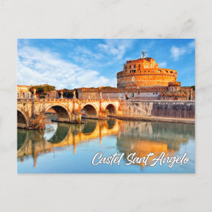 Castel Sant'Angelo, Rome, Italië Briefkaart
