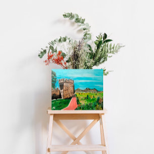 Castell de Benisanó schilderij van Alfred Fox Canvas Afdruk