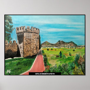 Castell de Benisanó schilderij van Alfred Fox Poster