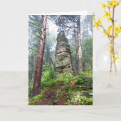 Castellated Mound in State Forest Kaart (Gele Bloem)