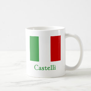 Castelli Italiaanse vlag Koffiemok