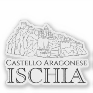 Castello Aragonese, Ischia Reizen Sticker