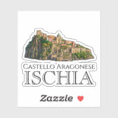 Castello Aragonese, Ischia Sticker (Vel)