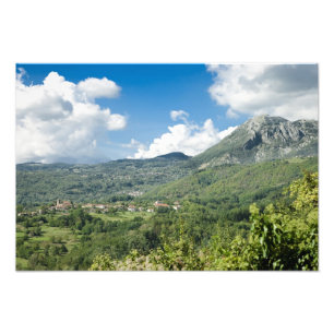 Castelnuovo di Garfagnana, Toscane, Italië - 2 Foto Afdruk