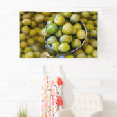 Castelvetrano zoete groene olijven spandoek (Insitu)