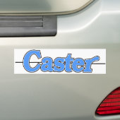 Caster Sticker Blue (Op auto)