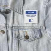 Castiel Vierkante Button 5,1 Cm (In situ)