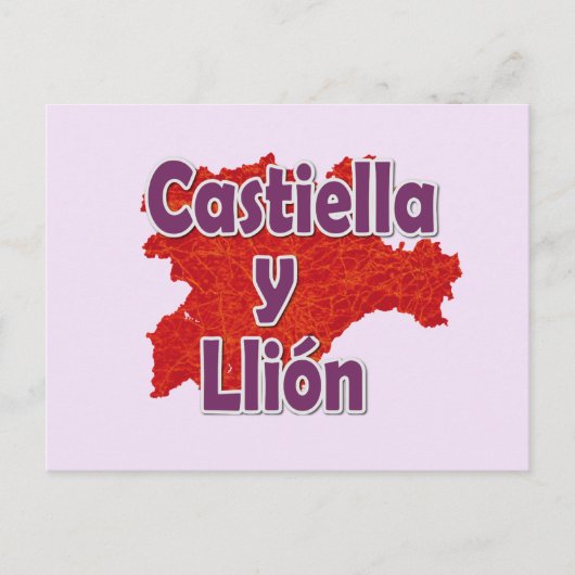 Castile and Leon Briefkaart (Voorkant)