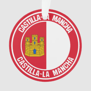 Castilla-La Mancha Round Emblem Ornament
