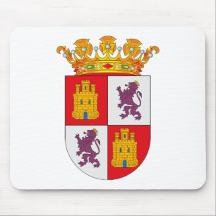 Castilla y Leon Coat of Arms Mousepad Muismat