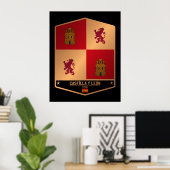 Castilla y León Poster (Thuiskantoor)