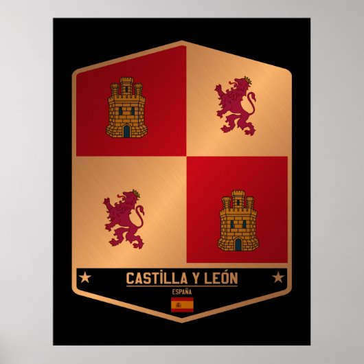 Castilla y León Poster (Voorkant)