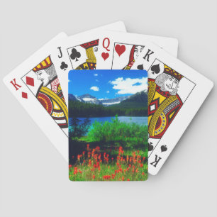 Castilleja-wildebloemen Pokerkaarten