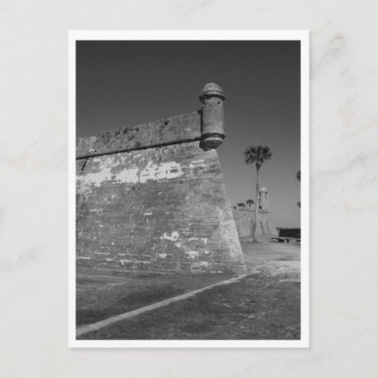 Castillo De San Marcos Briefkaart (Voorkant)