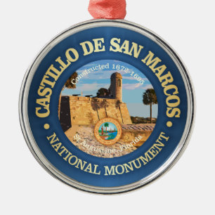 Castillo de San Marcos (NM) Metalen Ornament