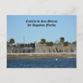 Castillo de San Marcos St Augustine FL Foto Briefkaart (Voorkant)