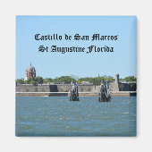 Castillo de San Marcos St Augustine FL Foto Magneet (Voorkant)