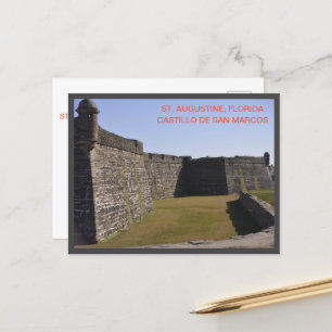 Castillo de San Marcos St. Augustine Florida Briefkaart