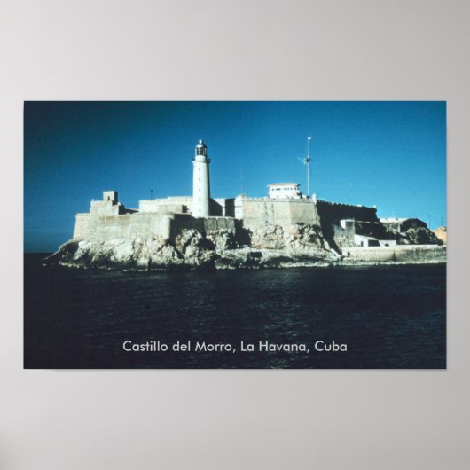 Castillo del Morro, La Havana Cuba Poster (Voorkant)