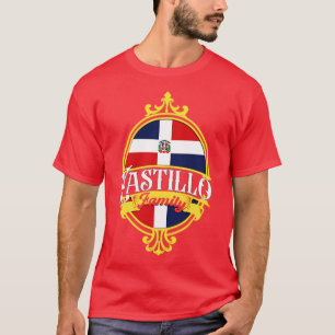 Castillo familie Dominicaanse Republiek Vlag T-shirt