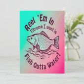 Casting a Line for Fun Kaart (Staand voorkant)