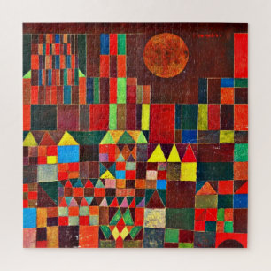 Castle and Sun, abstracte kunst van Paul Klee, Legpuzzel