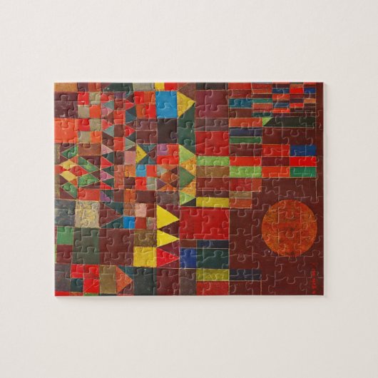 Castle and Sun, Paul Klee Expressionism Figurative Legpuzzel (Horizontaal)