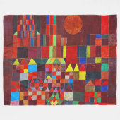 Castle and Sun, Paul Klee Fleece Deken (Voorkant (Horizontaal))