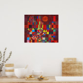 Castle and Sun, Paul Klee Poster (Keuken)
