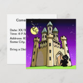 Castle Bats and Grim Reaper aan Castle Deuren Kaart (Voorkant / Achterkant)