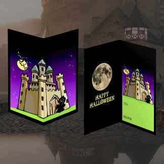 Castle Bats & Grim Reaper klaslokaal Exchange-kaar Visitekaartjes