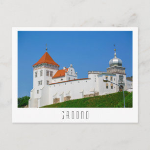 Castle Belarus Grodno Cityscape City Architecture Briefkaart