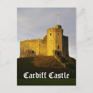 Castle bij Sunset Briefkaart