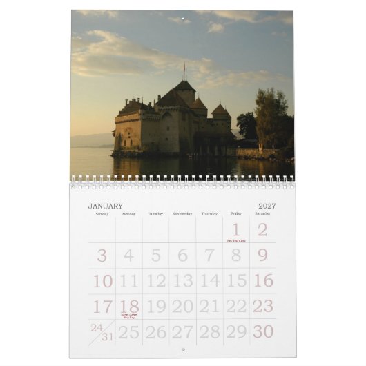 Castle Calender 4 Kalender (Jan 2027)