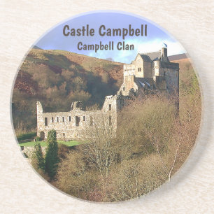 Castle Campbell - Campbell Clan Zandsteen Onderzetter