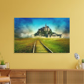 Castle Canvas Afdruk (Insitu (Woonkamer))
