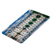 Castle (chateau) de Chenonceau. Frankrijk. Magneet (Linkerzijde)