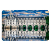 Castle (chateau) de Chenonceau. Frankrijk. Magneet (Horizontaal)