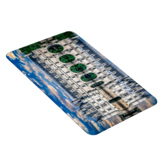 Castle (chateau) de Chenonceau. Frankrijk. Magneet (Rechterzijde)