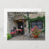 Castle Combe Engeland, foto op ansichtkaart Briefkaart (Voorkant / Achterkant)