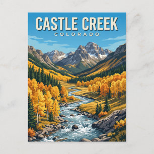 Castle Creek Colorado Briefkaart