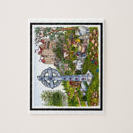 Castle Cross Puzzle Legpuzzel (Verticaal)