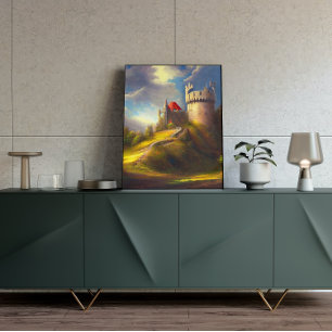Castle Digital Fantasy Art Poster #05