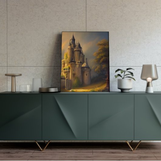 Castle Digital Fantasy Art Poster #12