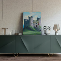 Castle Digital Fantasy Art Poster #16