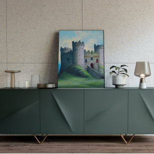 Castle Digital Fantasy Art Poster #16